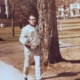 Dad running in Lexington, MA