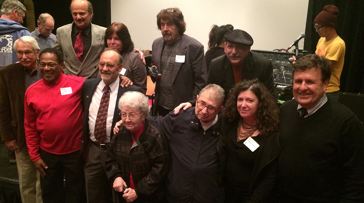 Alan R Pearlman with family and friends at Berklee Event