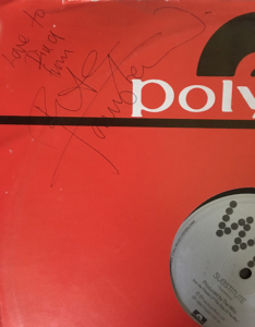 autograph from Pete Townshend