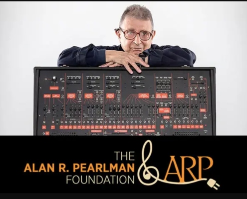 alan ar pearlman with synth and foundation logos