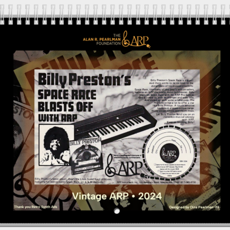 Vintage ARP Calendar, Billy Preston Cover